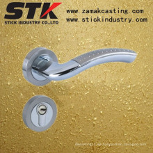 Manija de la cerradura de la aleación del cinc con la galjanoplastia del cromo (STK-Z1121)